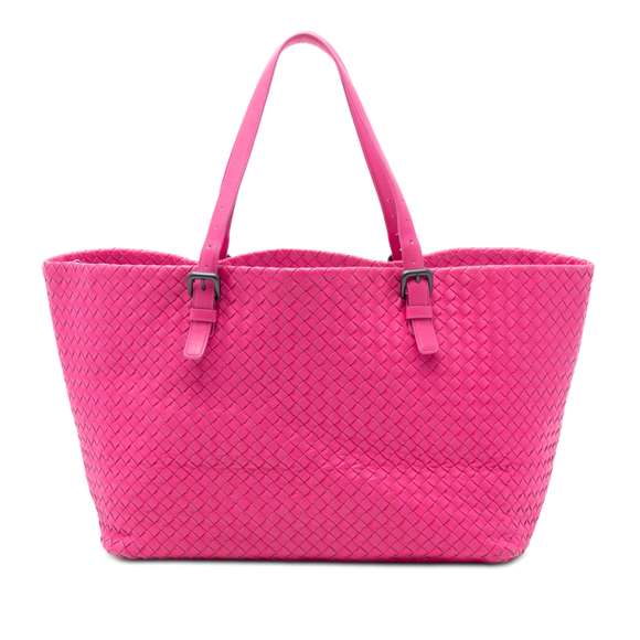 Bottega Veneta Handbags - Pre-Loved Bottega Veneta Large Nappa Intrecciato Cesta Tote